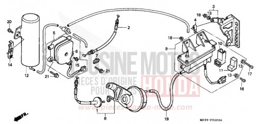 SOUPAPE VITESSE CONSTANTE GL1500AP de 1993